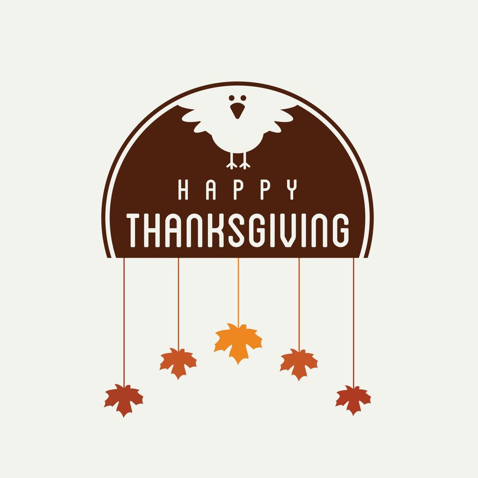 Happy Thanks giving day design vector