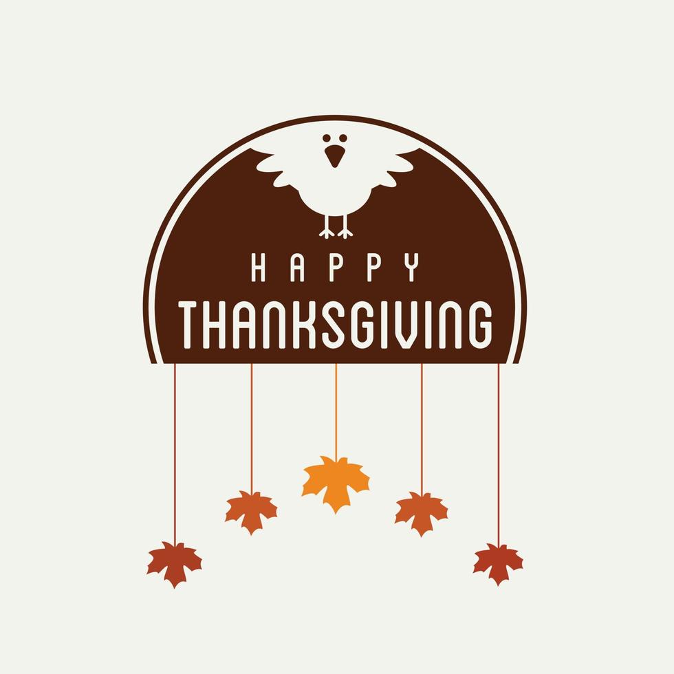 Happy Thanks giving day design vector