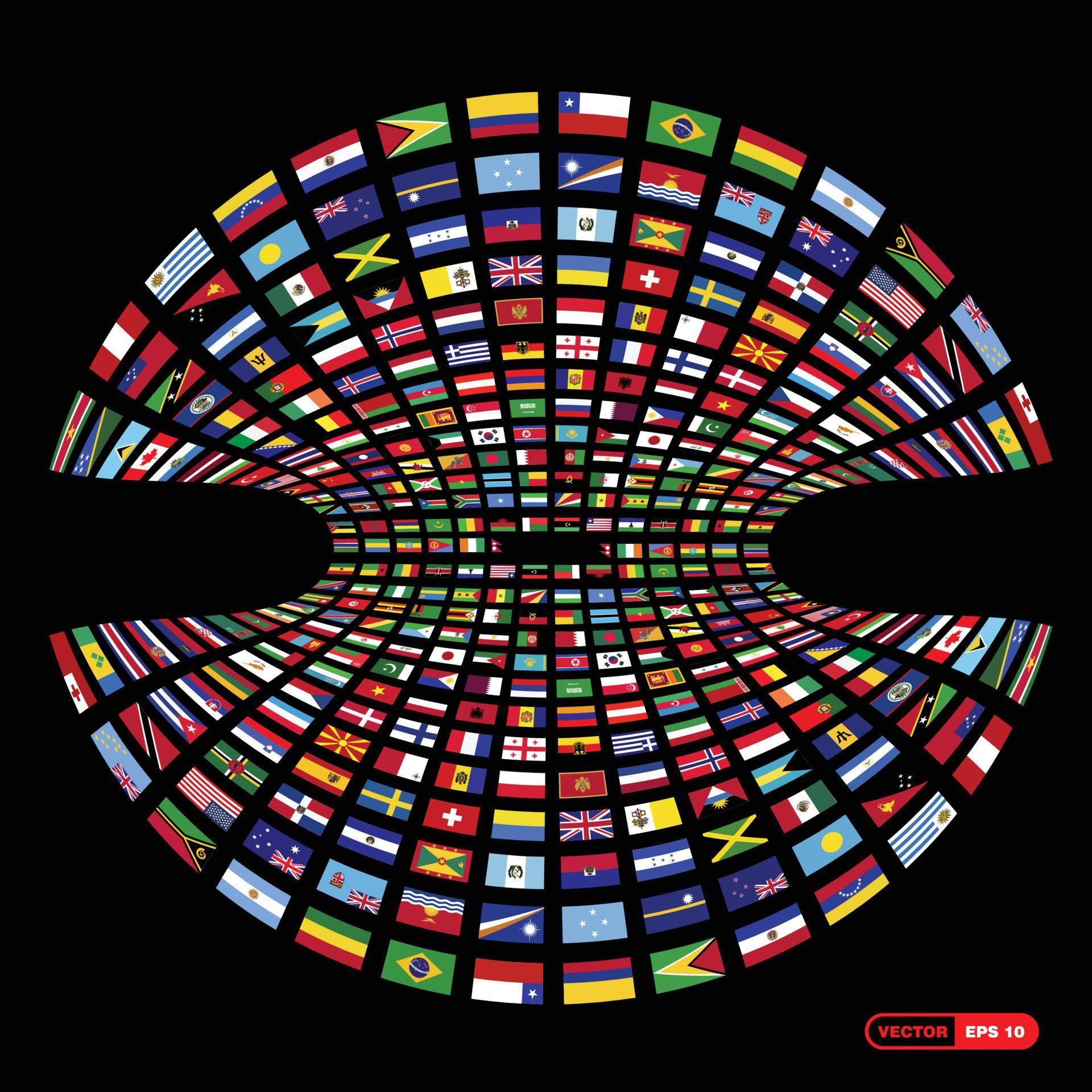 World flags design vector 13305012 Vector Art at Vecteezy