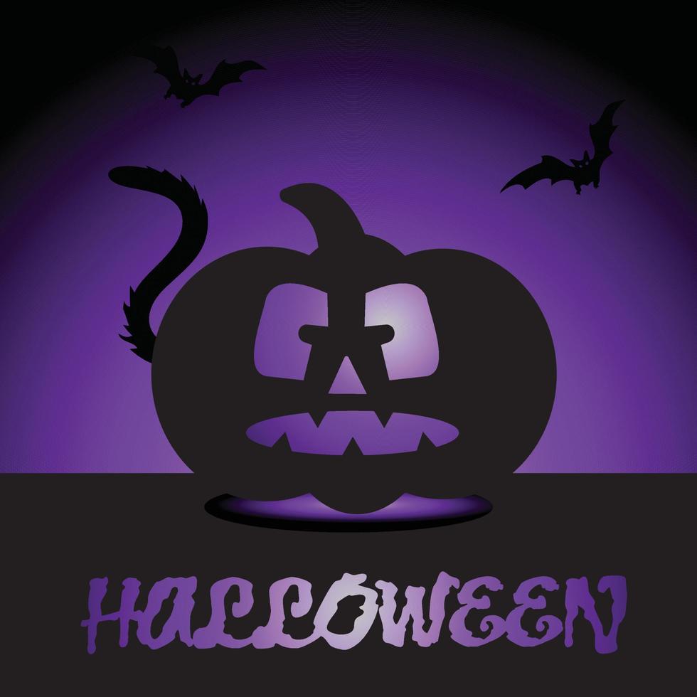 Halloween design with creative design vector