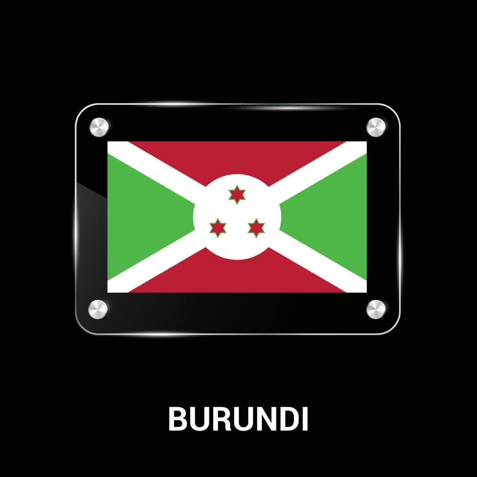 Burundi flag design vector