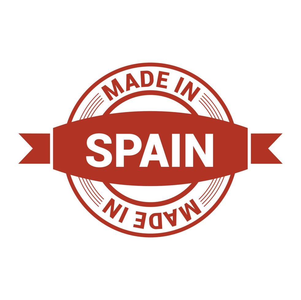 Spain stamp design vector