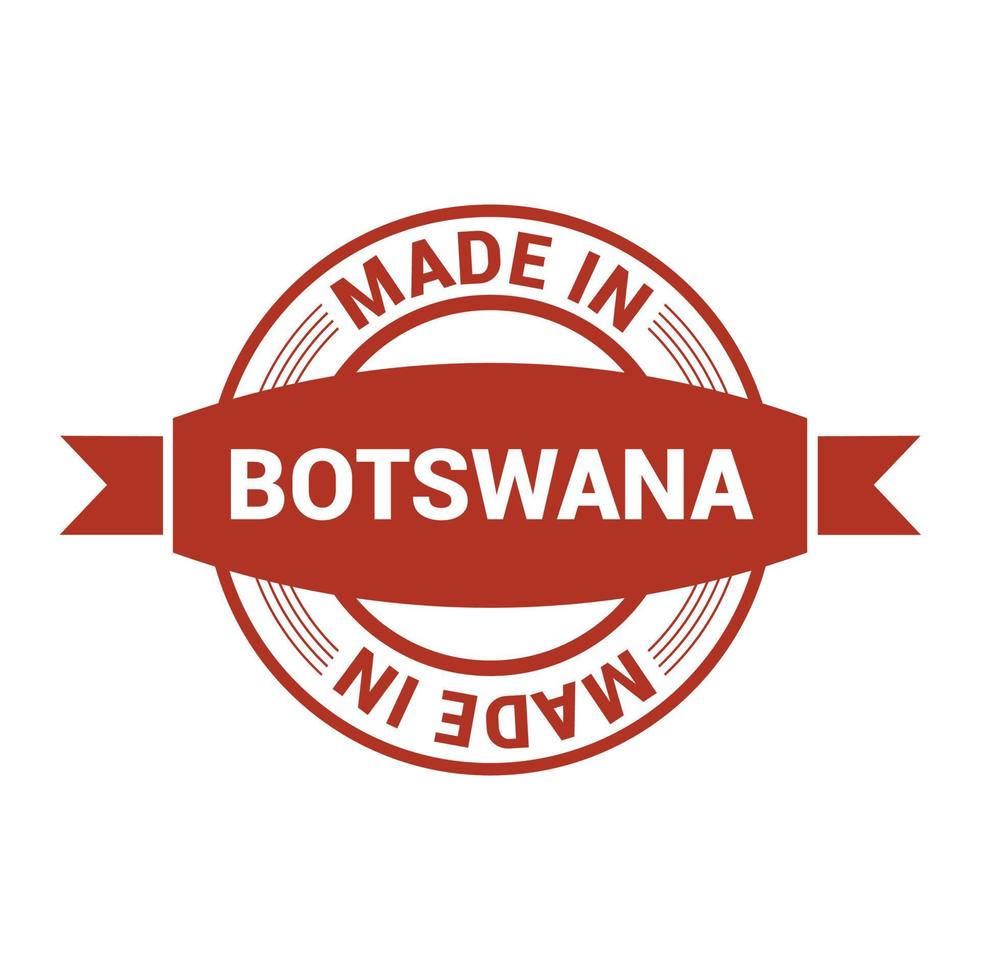 Botswana stamp design vector