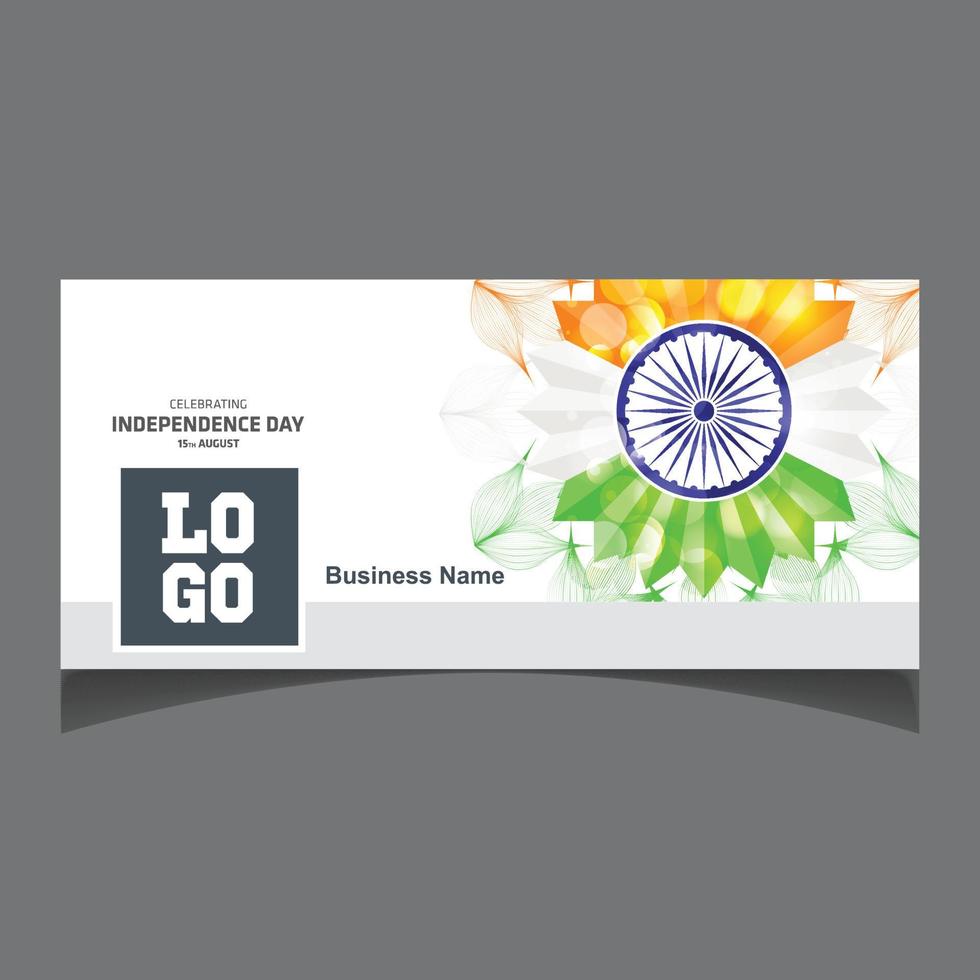 India Independence day social media cover vector