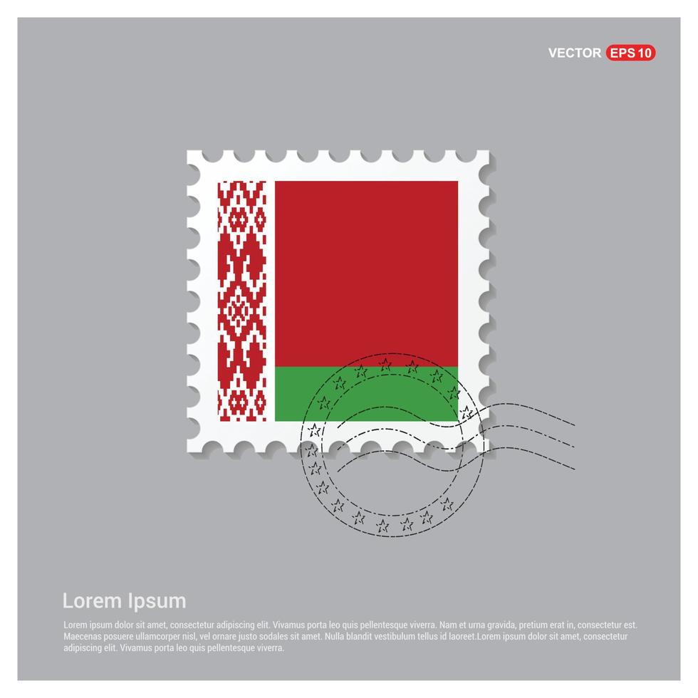 Belarus flag design vector