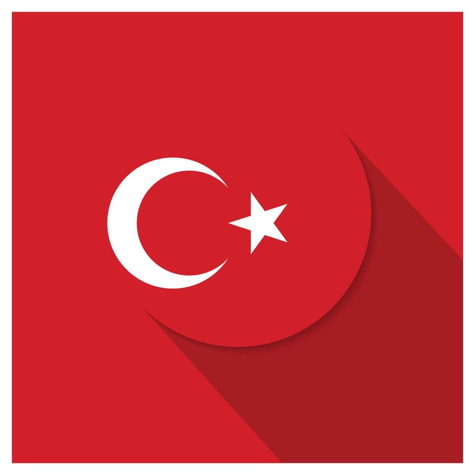 Turkey Flag design vector
