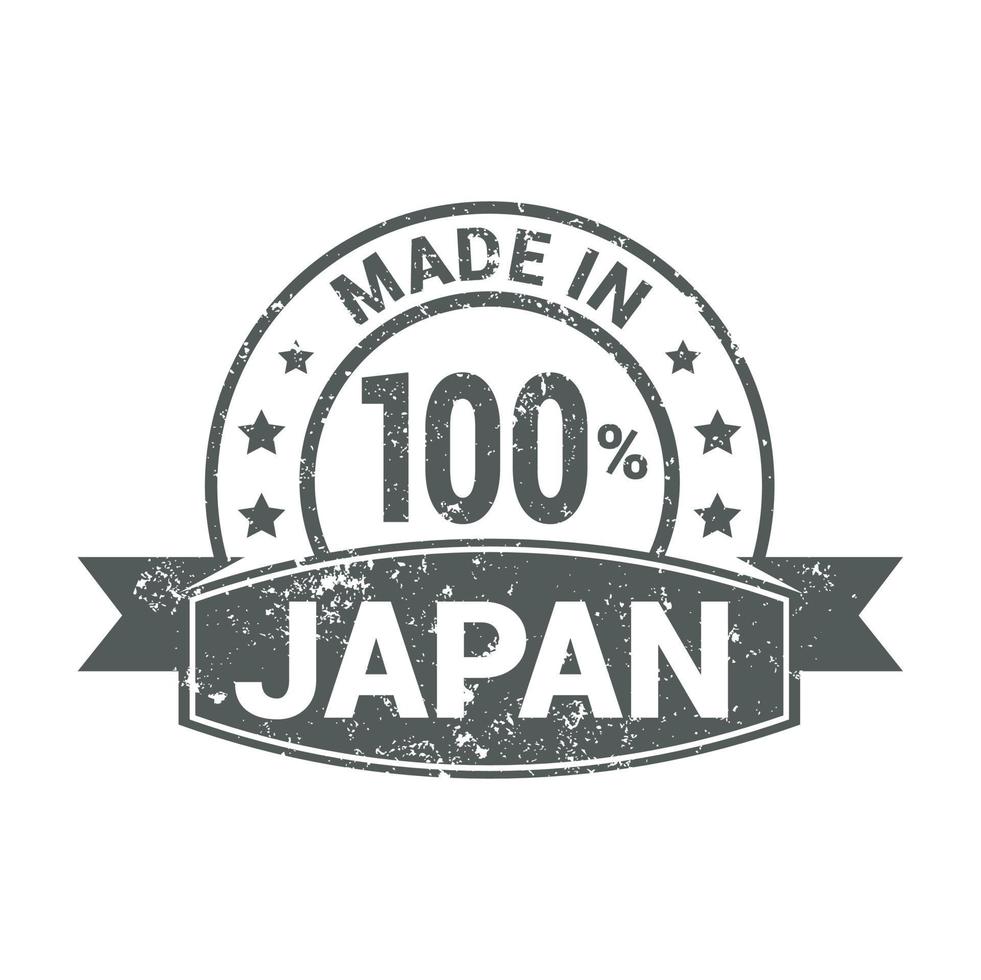 Japan stamp design vector