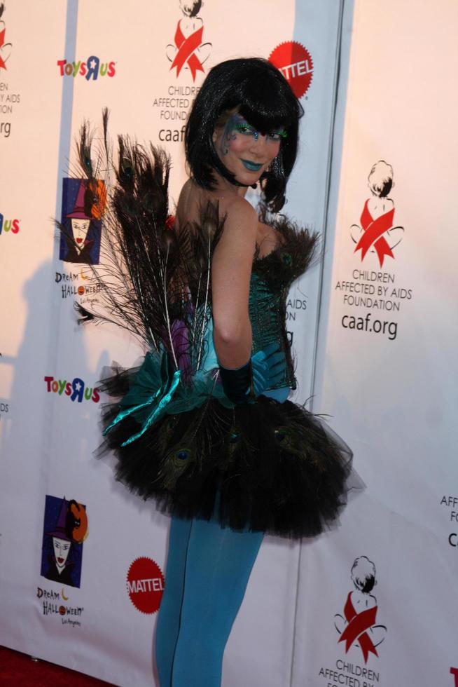 LOS ANGELES, OCT 30 - Tori Spelling arrives at the 17th Annual Dream Halloween benefiting CAAF at Barker Hanger on October 30, 2010 in Santa Monica, CA photo