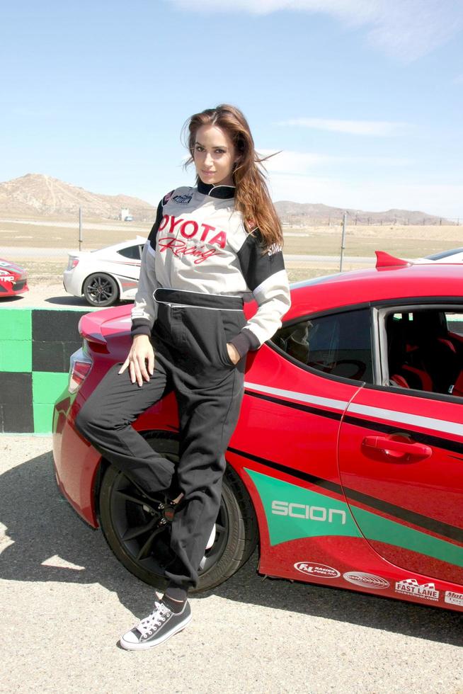 LOS ANGELES, FEB 21 - Donna Feldman at the Grand Prix of Long Beach Pro Celebrity Race Training at the Willow Springs International Raceway on March 21, 2015 in Rosamond, CA photo