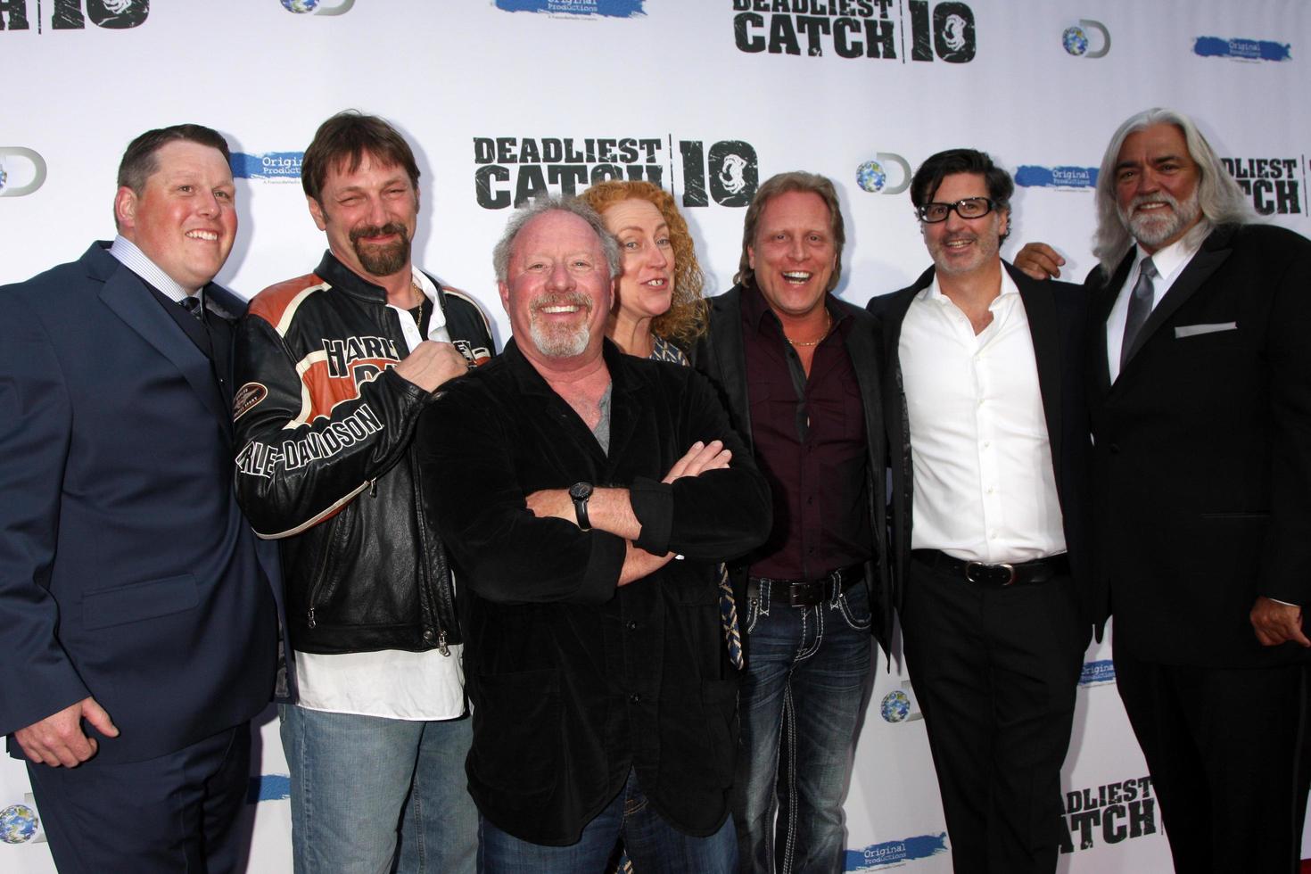 LOS ANGELES, APR 22 - Deadliest Catch Cast and Execs, Discoery Execs at the Deadliest Catch Season 10 Premiere Screening at ArcLight Hollywood Theaters on April 22, 2014 in Los Angeles, CA photo