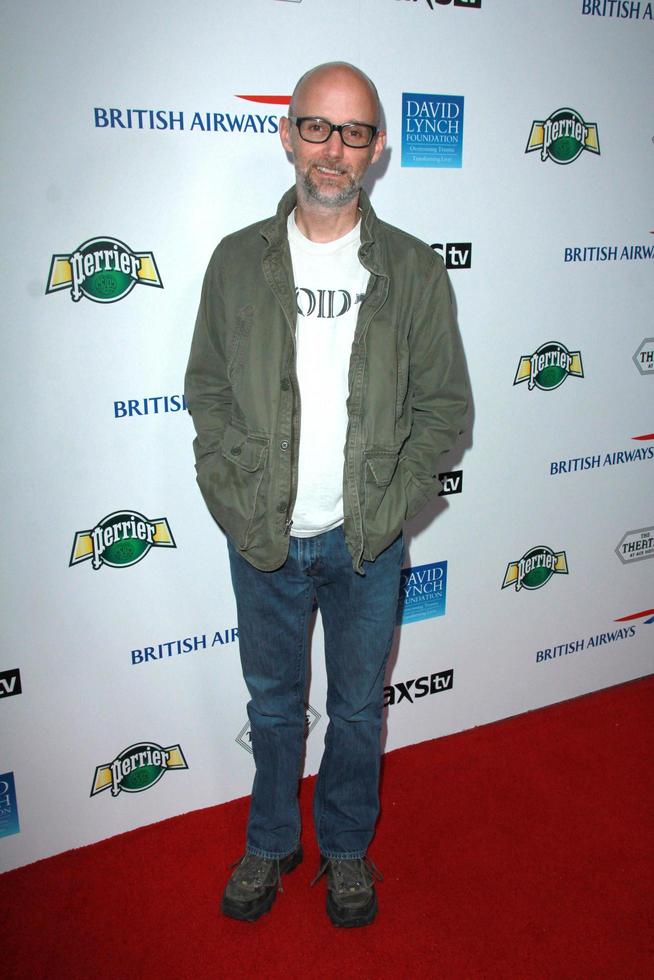 LOS ANGELES, APR 1 - Moby at the The Music Of David Lynch at the Ace Hotel on April 1, 2015 in Los Angeles, CA photo