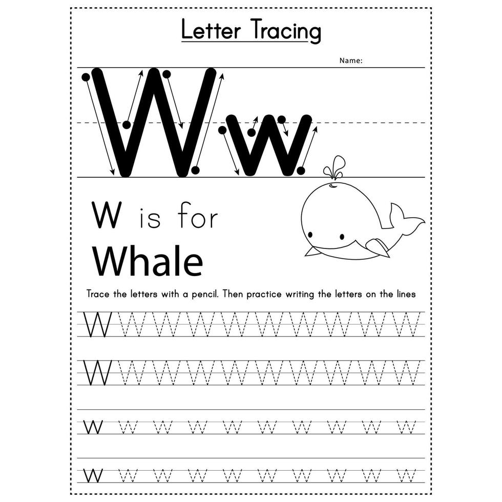Animals Alphabet Letter Tracing Workbook vector