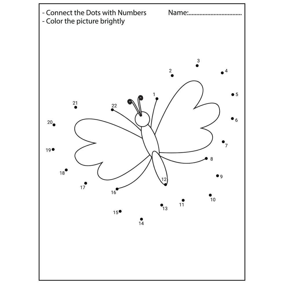 Cute Animals Dot To Dot Activity Pages For Kids vector