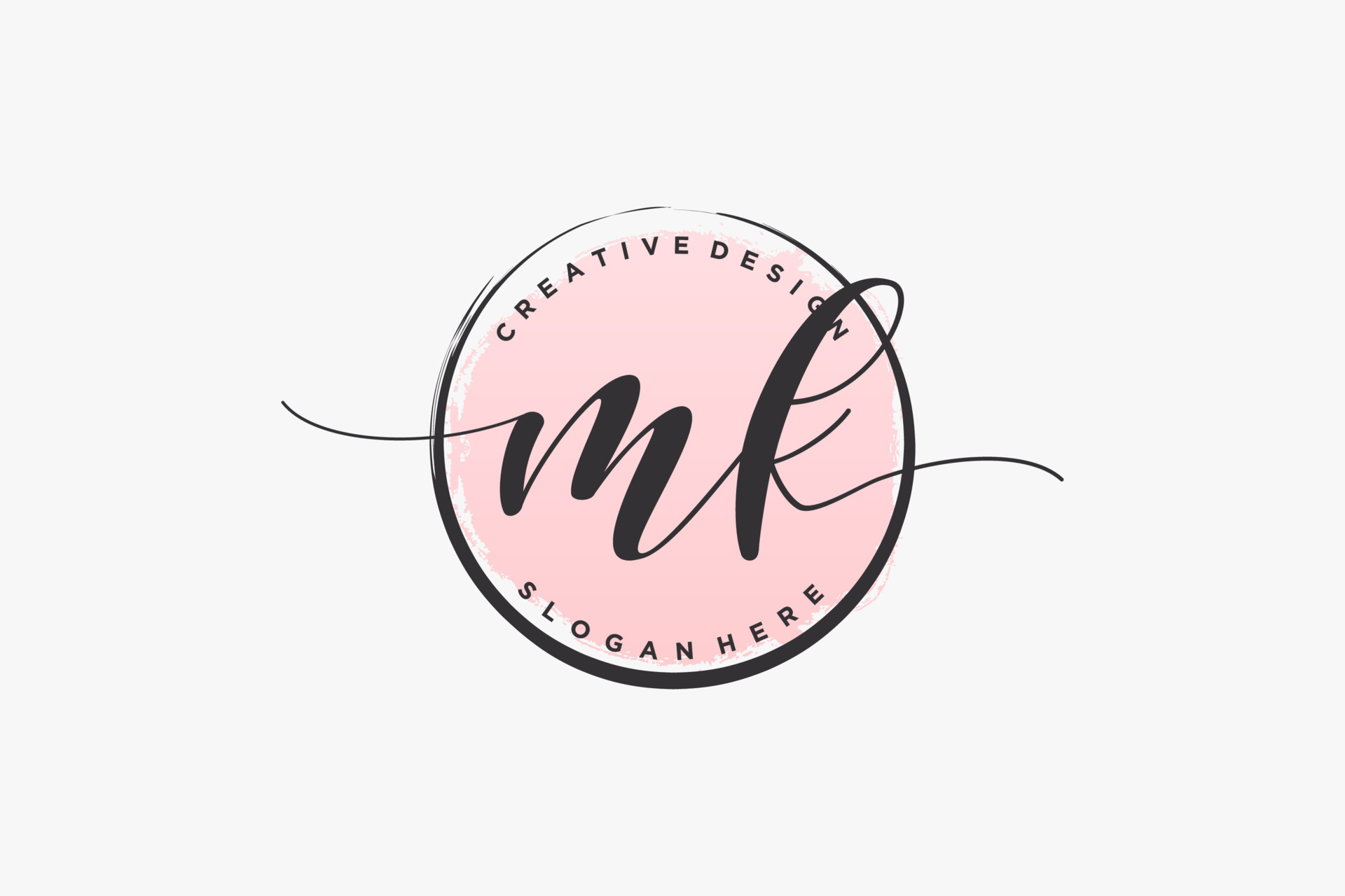 Mk circle logo sale