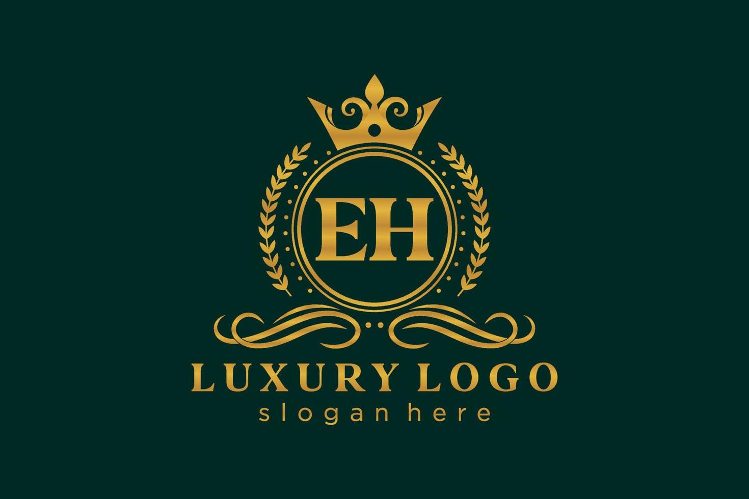 Initial GM logo shield crown style, luxury elegant monogram logo design  7936857 Vector Art at Vecteezy
