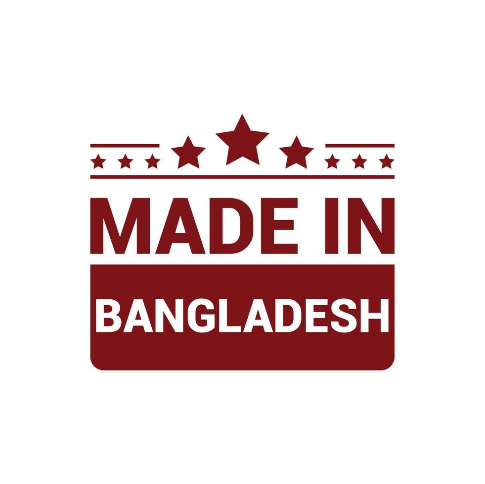 vector de diseño de sello de bangladesh