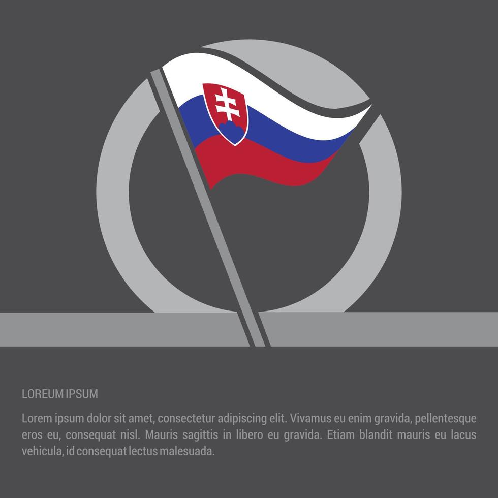 Country flag with creative design vector