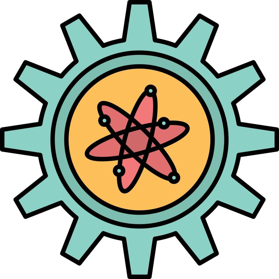 Launch Rocket Space Technology  Business Flat Line Filled Icon Vector Banner Template