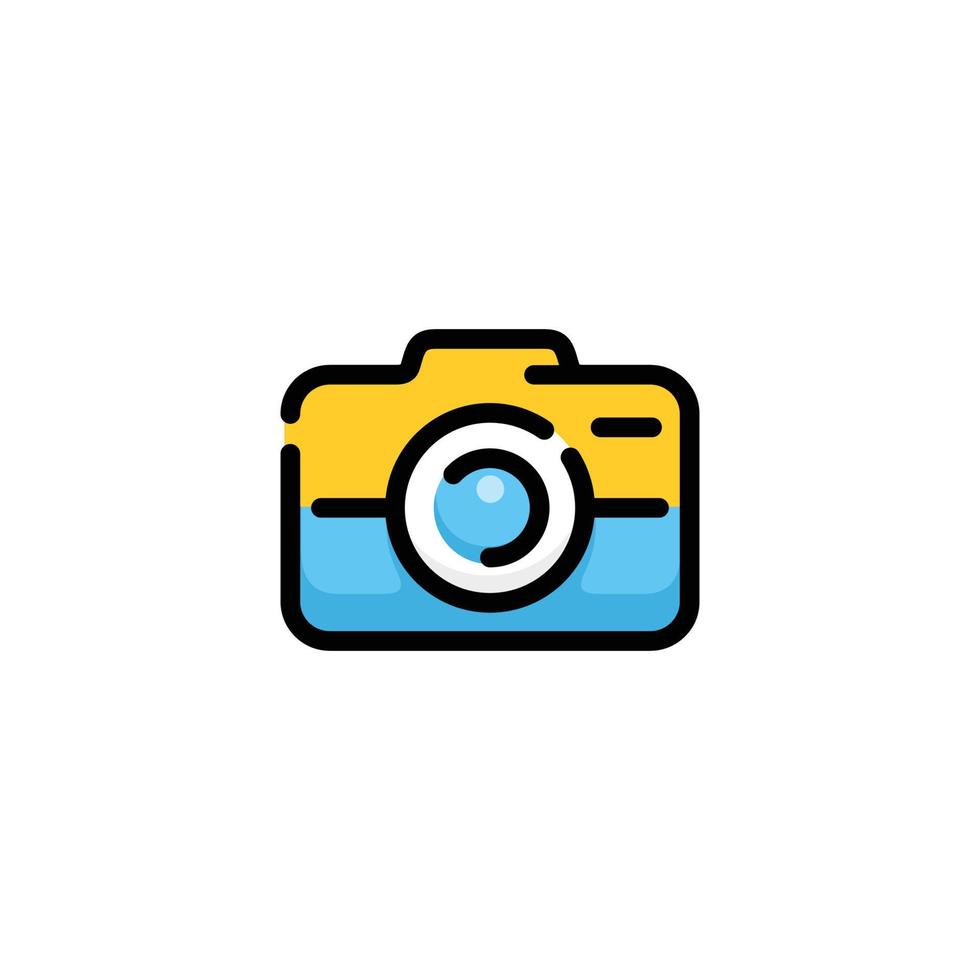 Camera icon vector. Photography icon vector