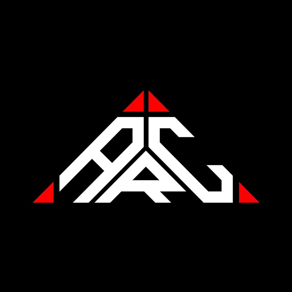 diseño creativo del logotipo de letra de arco con gráfico vectorial, logotipo de arco simple y moderno en forma de triángulo. vector