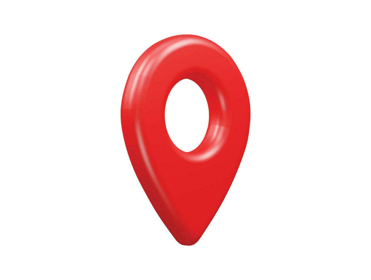 Location icon render illustration vector