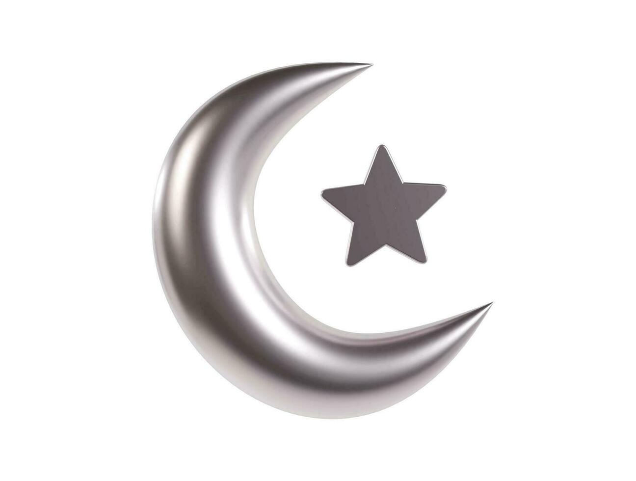 Ramadán icono ilustración 3d vector