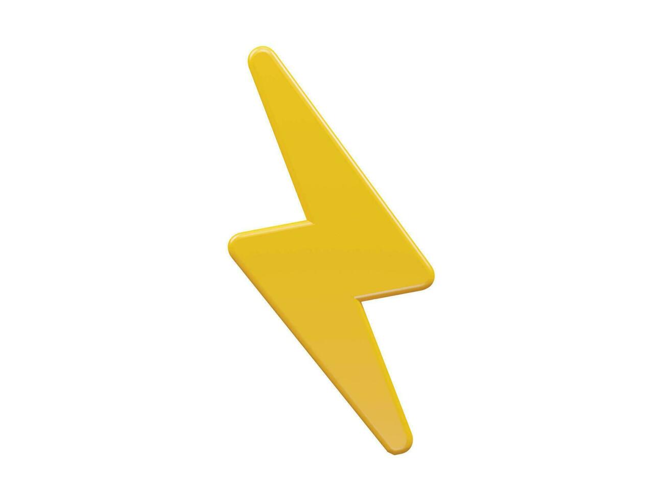 icono de electricidad 3d vector