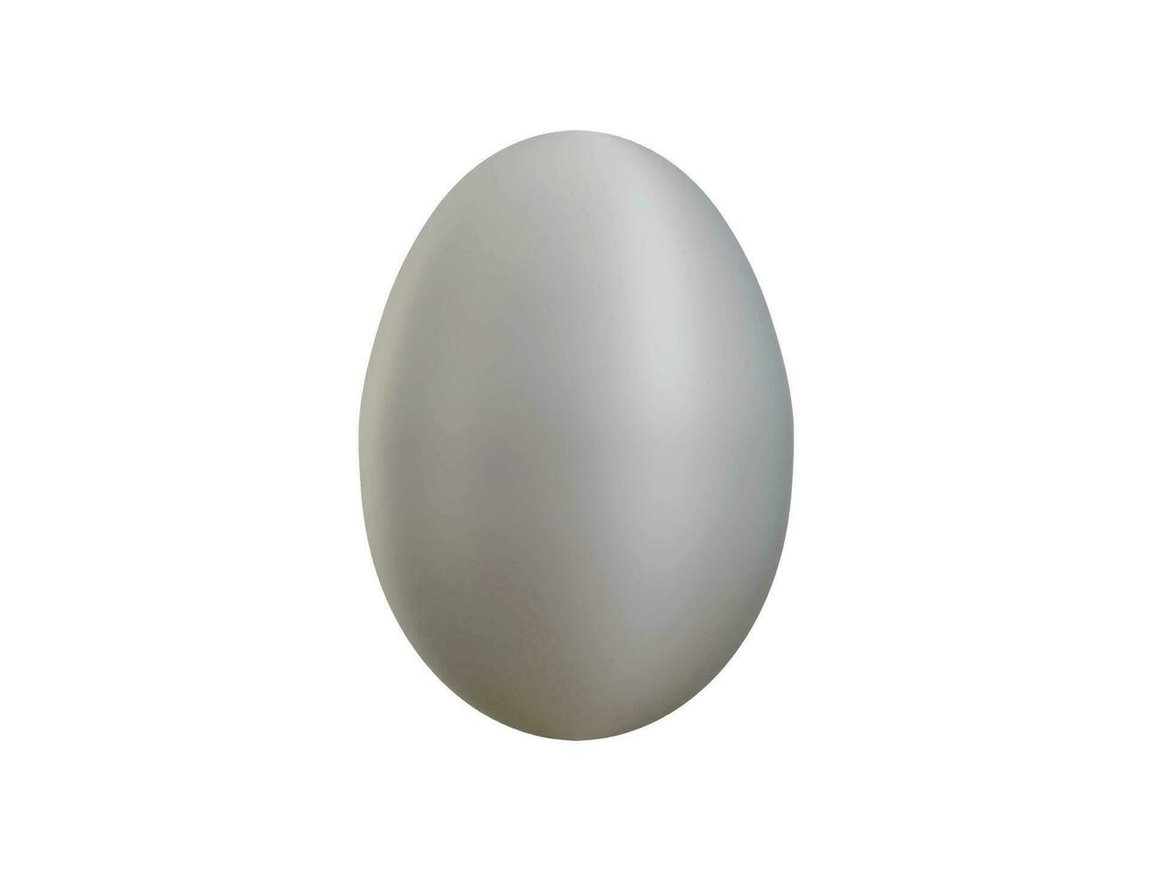 icono de huevo render 3d vector