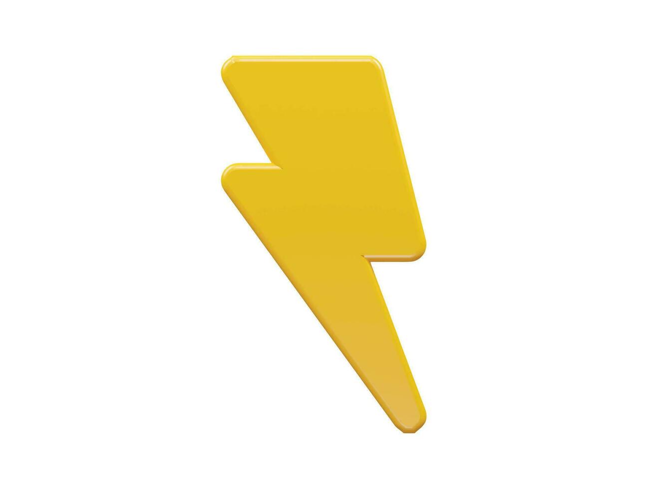 Electricity icon 3d vector