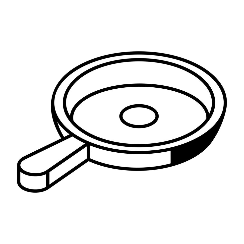 Download outline isometric icon of egg tray vector