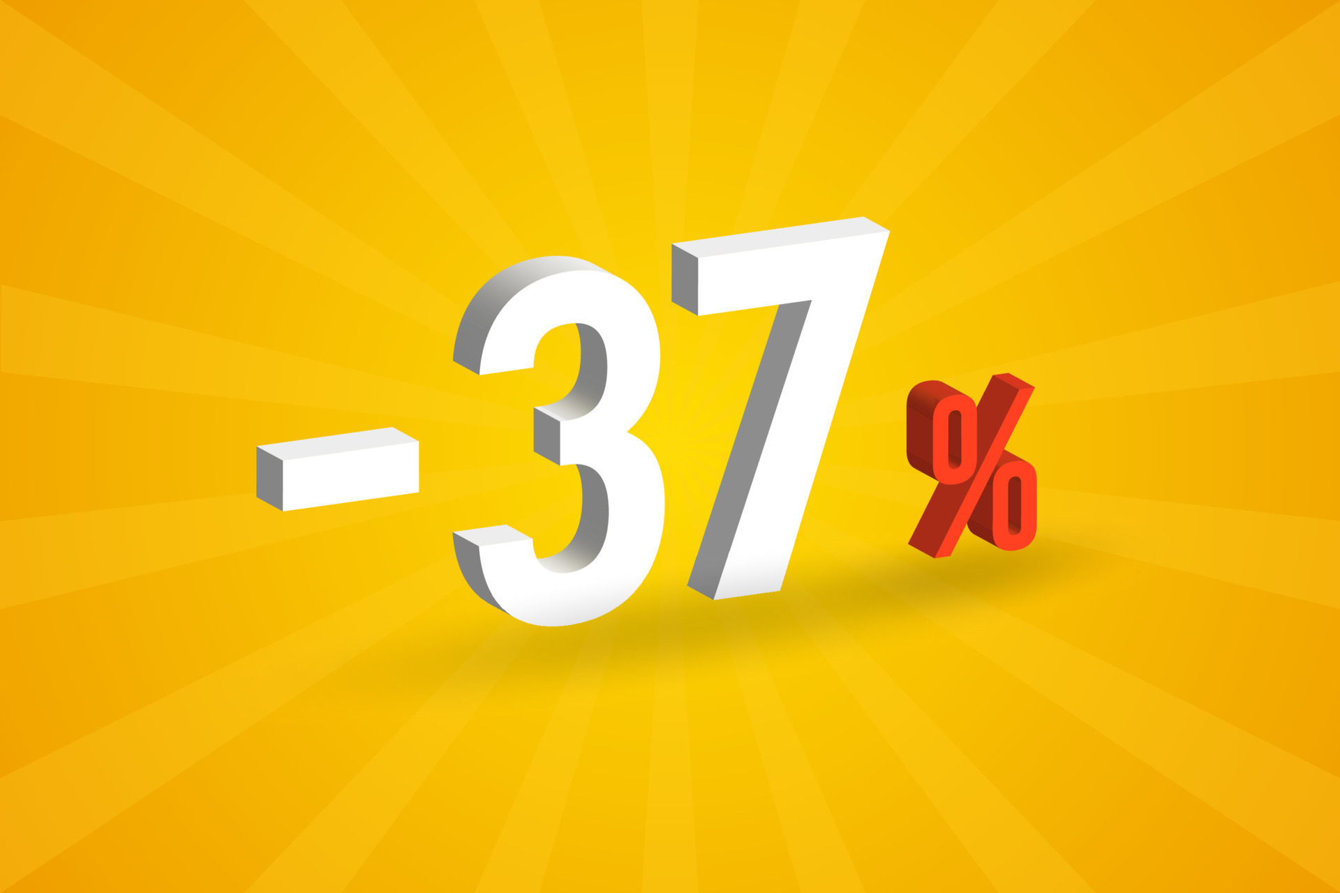 negative-37-discount-3d-text-for-sells-and-promotion-13315004-vector