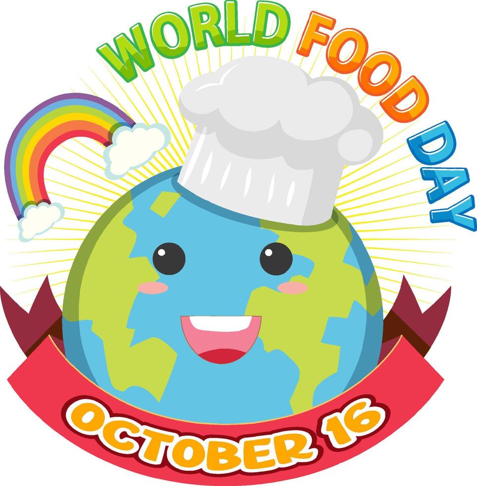 World Food Day Banner Design vector