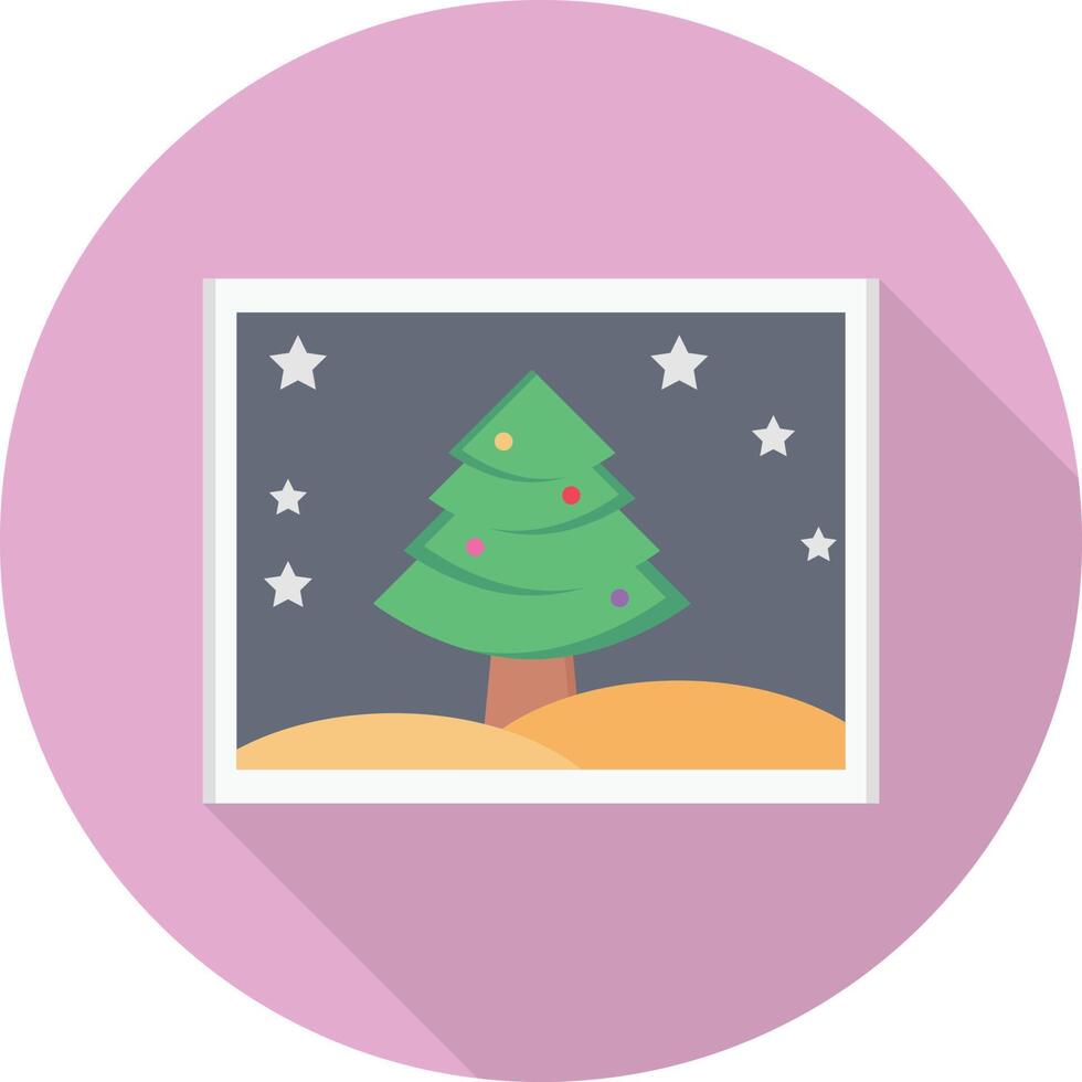 ilustración de vector de árbol de navidad en un fondo. símbolos de calidad premium. iconos vectoriales para concepto y diseño gráfico.