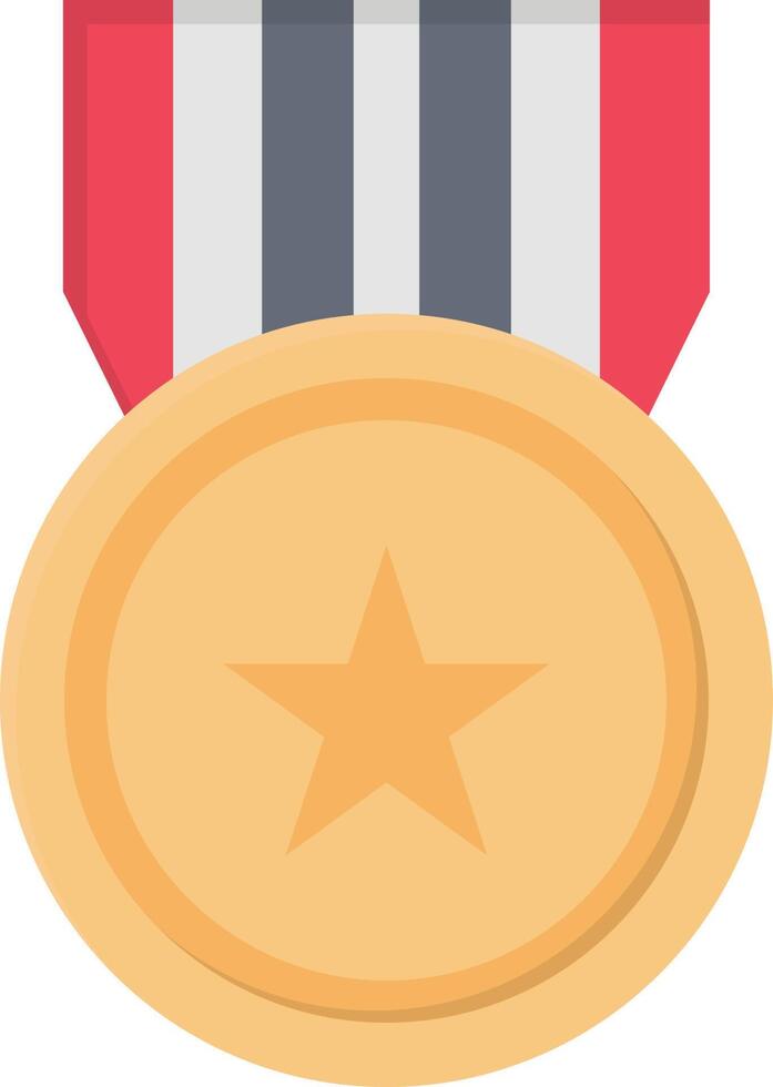 ilustración de vector de medalla en un fondo. símbolos de calidad premium. iconos vectoriales para concepto y diseño gráfico.