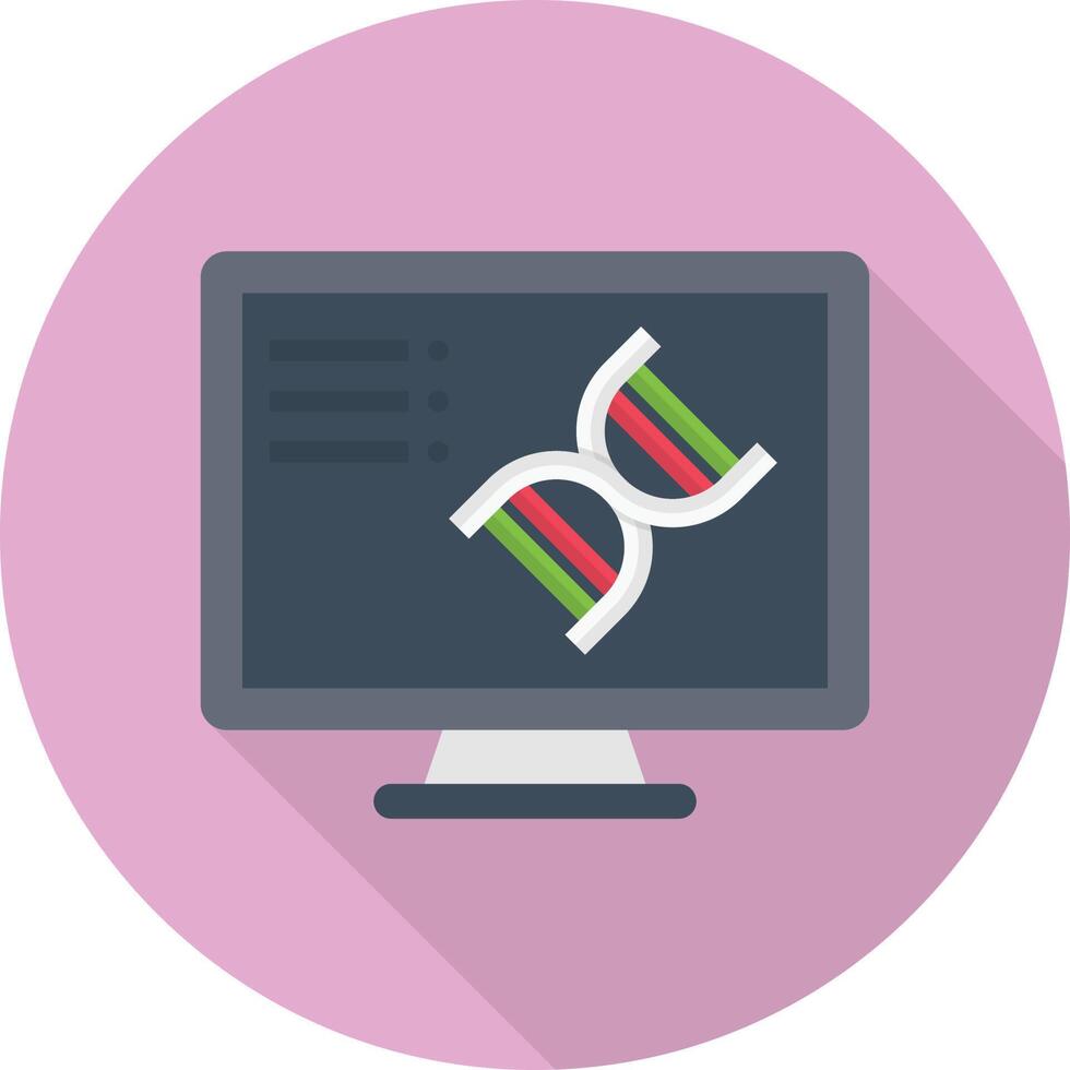 ilustración vectorial de genética en un fondo. símbolos de calidad premium. iconos vectoriales para concepto y diseño gráfico. vector