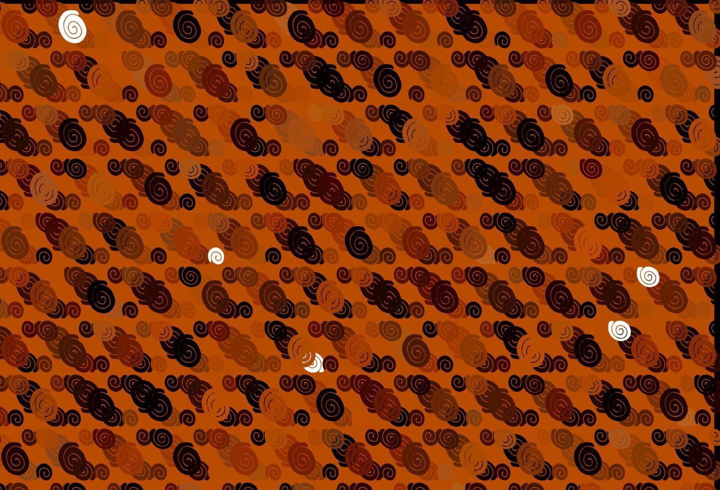 Light Orange vector template with liquid shapes.