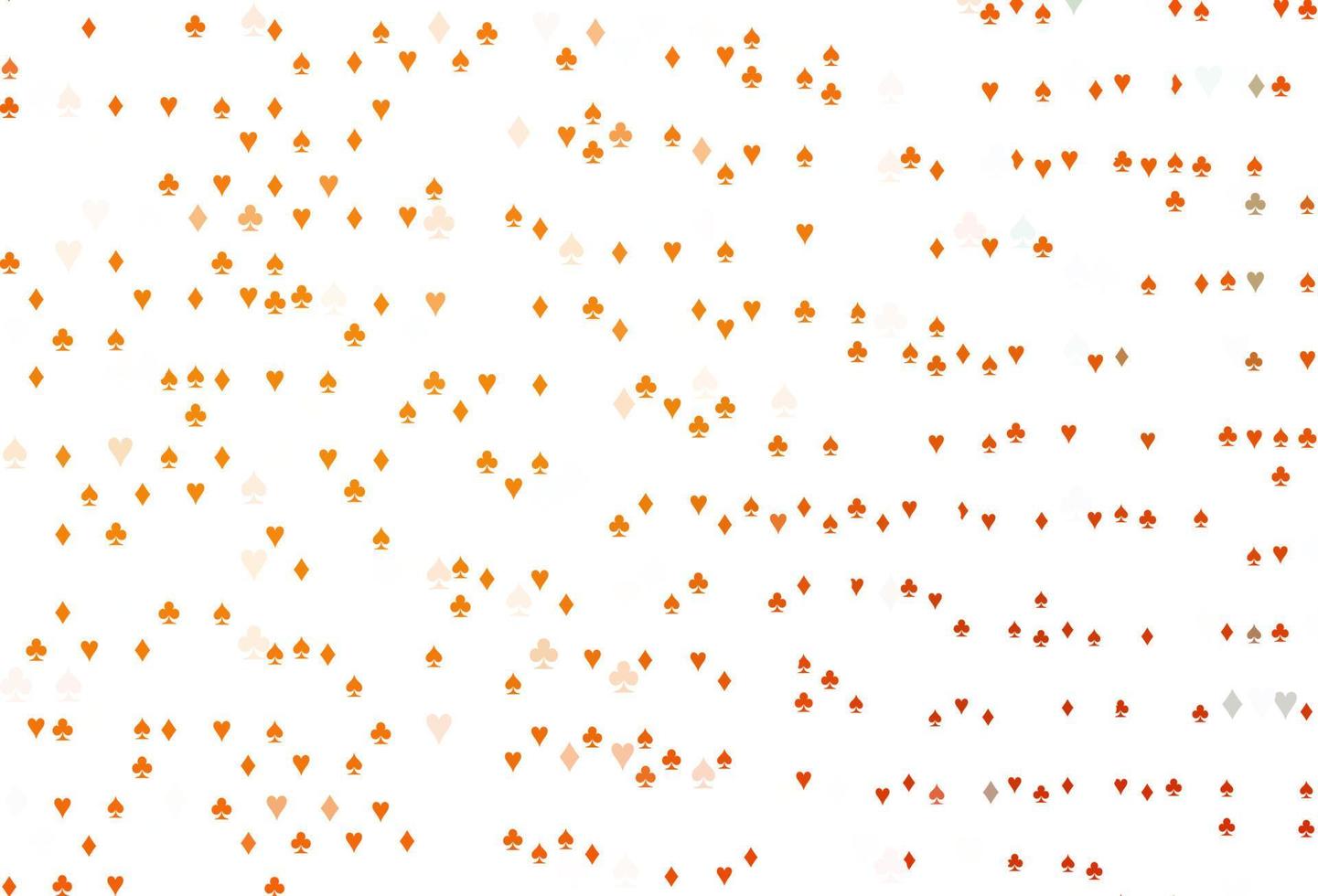 Light Orange vector layout with elements of cards.