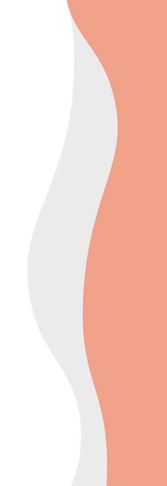 Aesthetic Wave Border Vector Illustration