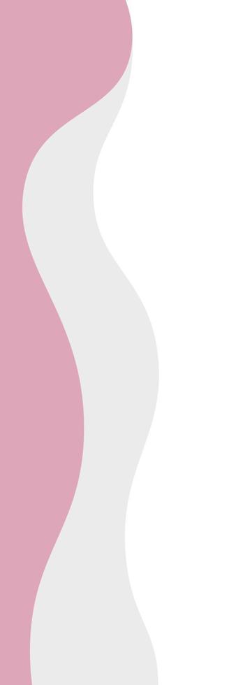 Aesthetic Wave Border Vector Illustration