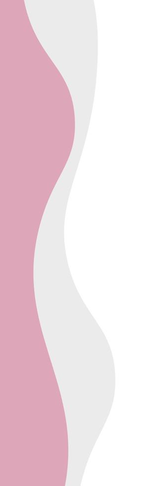 Aesthetic Wave Border Vector Illustration