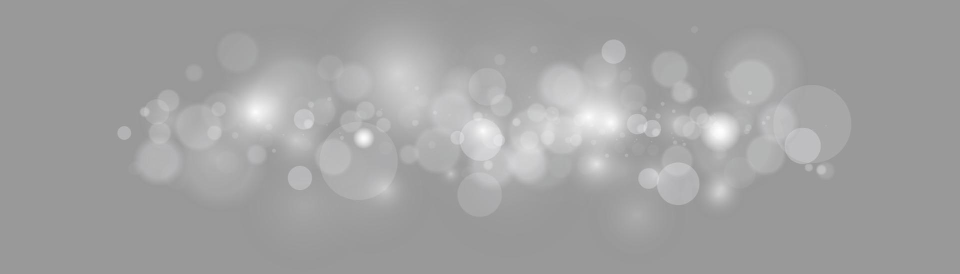 fondo aislado con efecto bokeh de luz. luces de bokeh brillantes abstractas de luz. fondo de navidad de polvo brillante. destello de destello de concepto de navidad. luz de polvo png blanco. vector