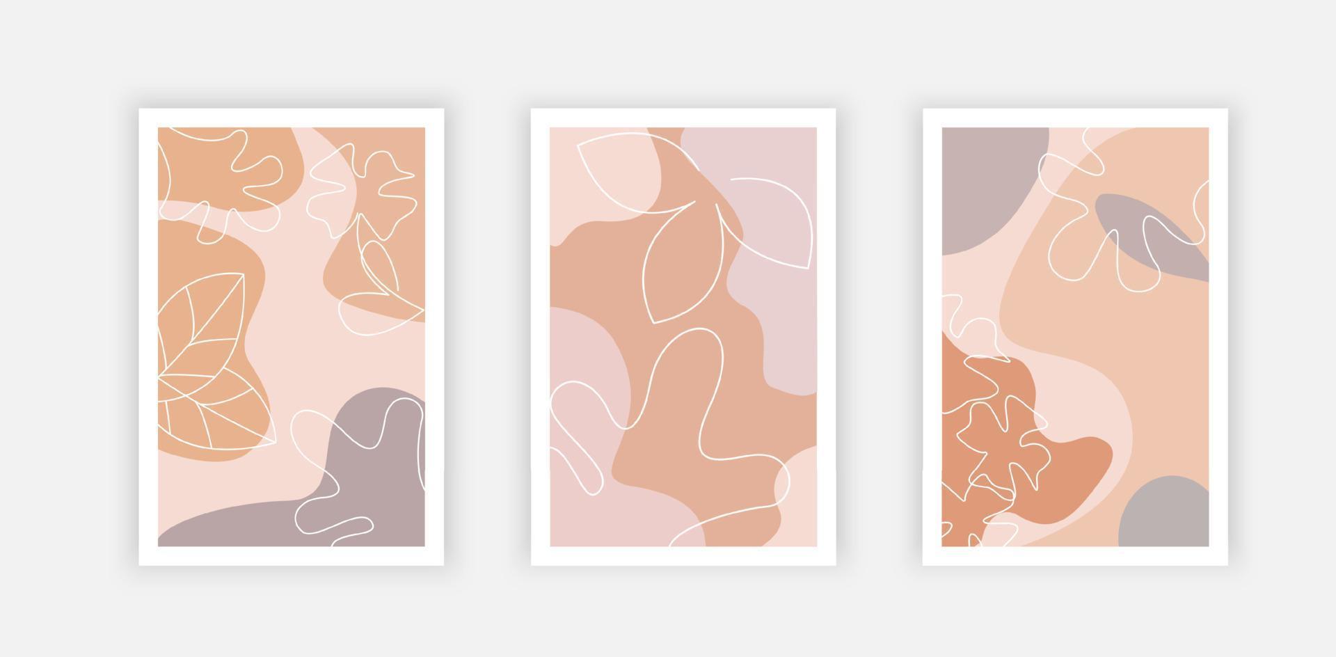 Set of eight abstract backgrounds. Hand drawn various shapes and doodle objects. Contemporary modern trendy vector illustrations. Every background is isolated. Pastel colors