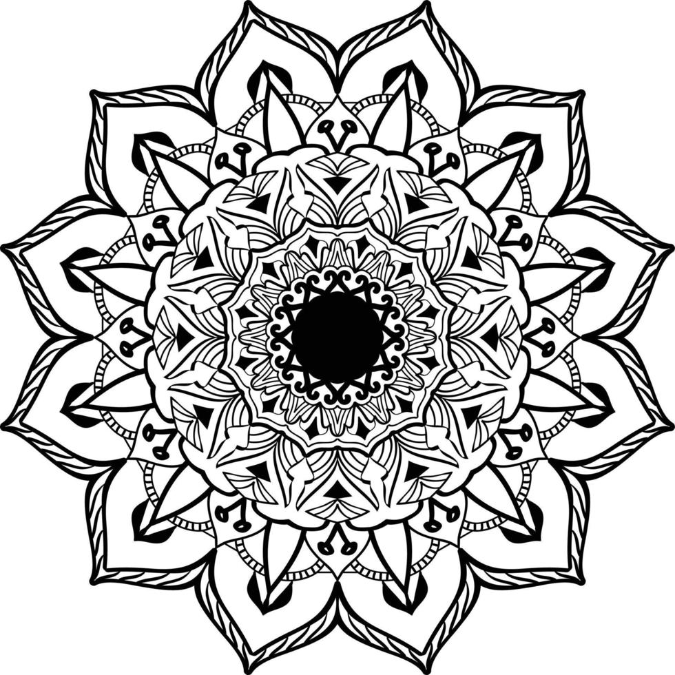 Stylish Mandala Pattern Design Illustration vector