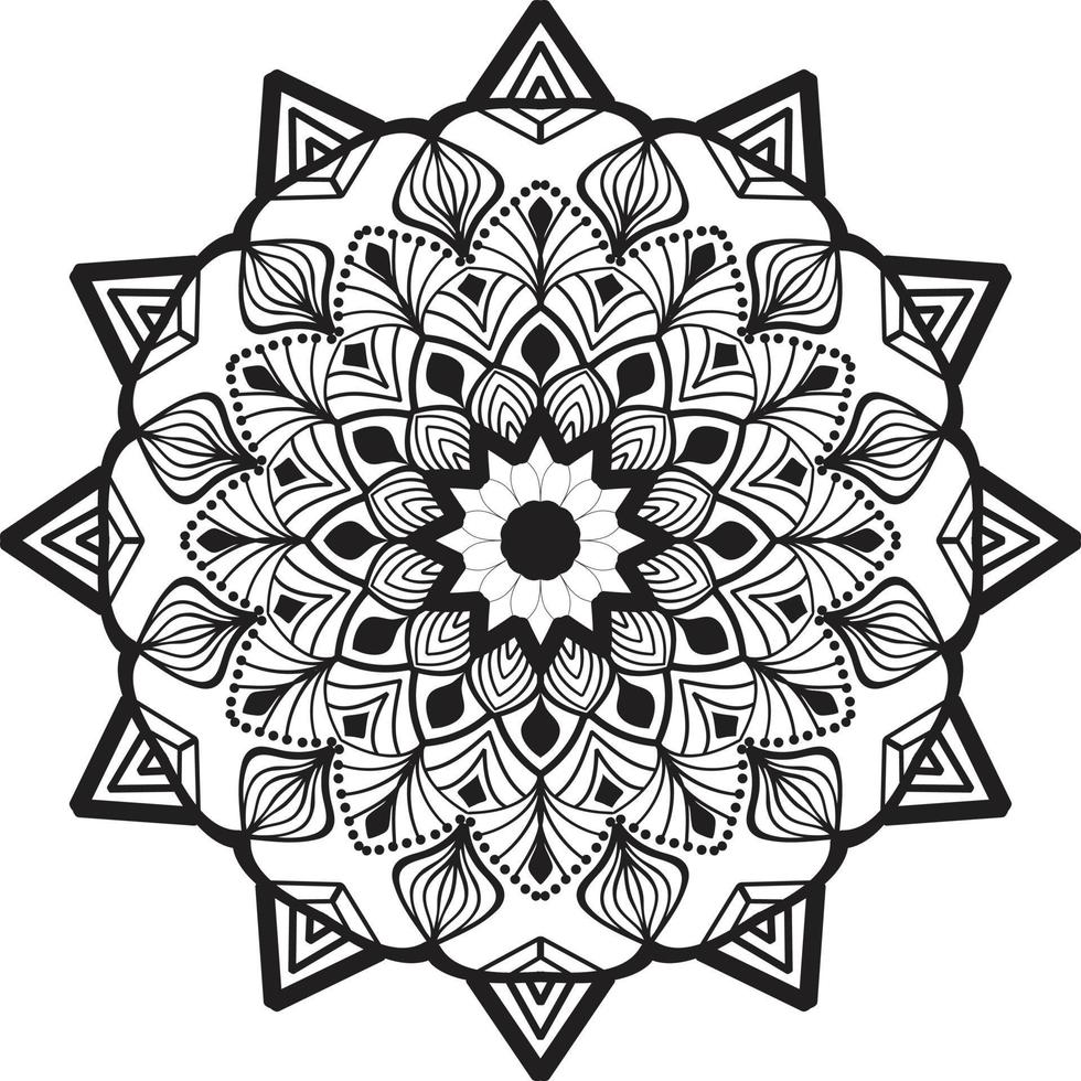 Stylish Mandala Pattern Design Illustration vector