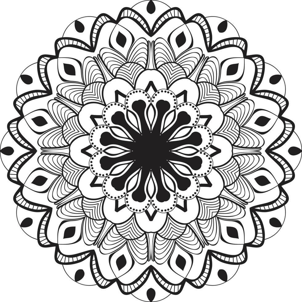 Stylish Mandala Pattern Design Illustration vector
