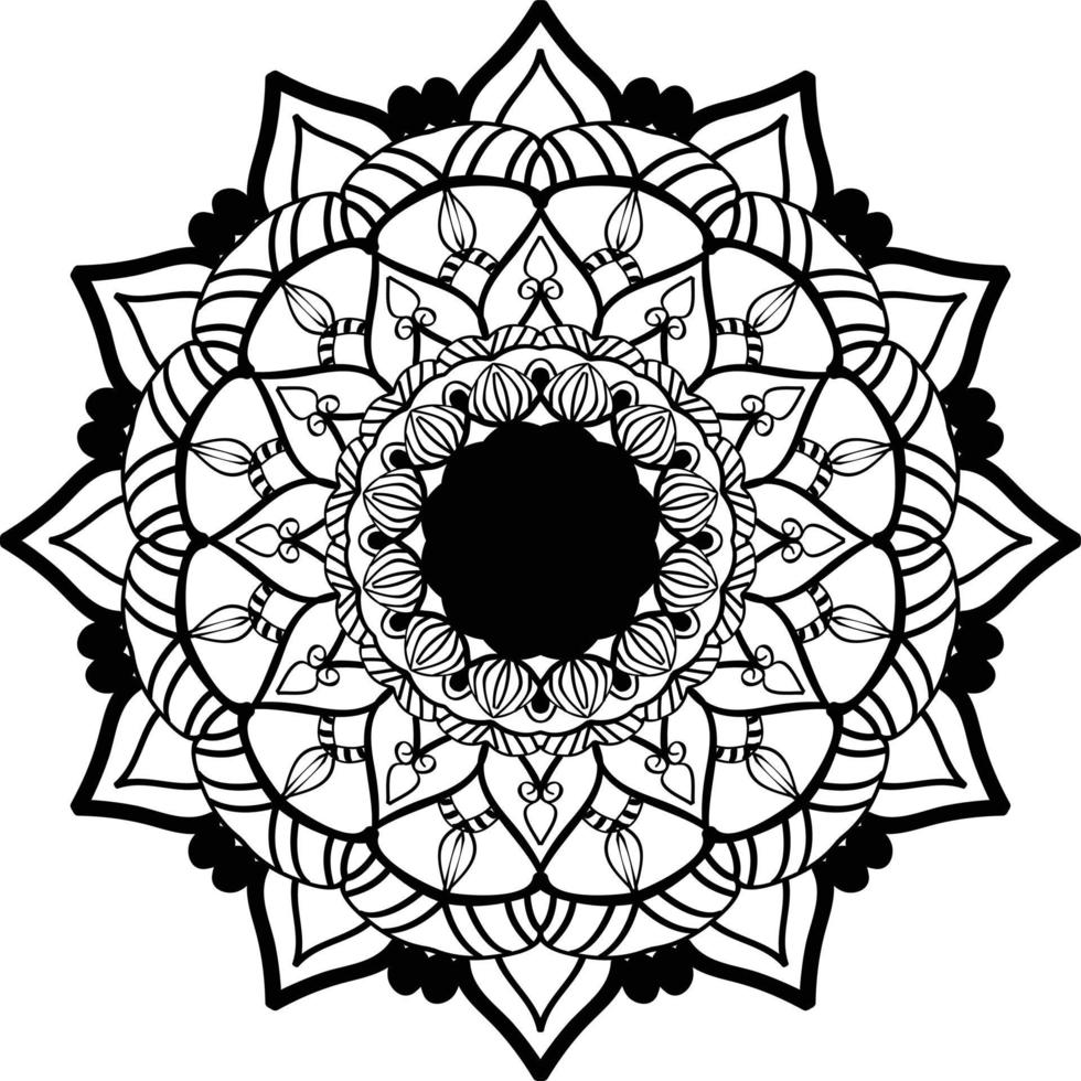 Stylish Mandala Pattern Design Illustration vector
