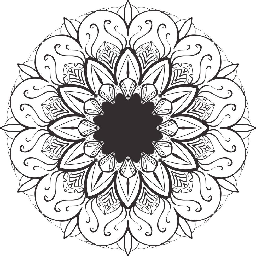 Stylish Mandala Pattern Design Illustration vector