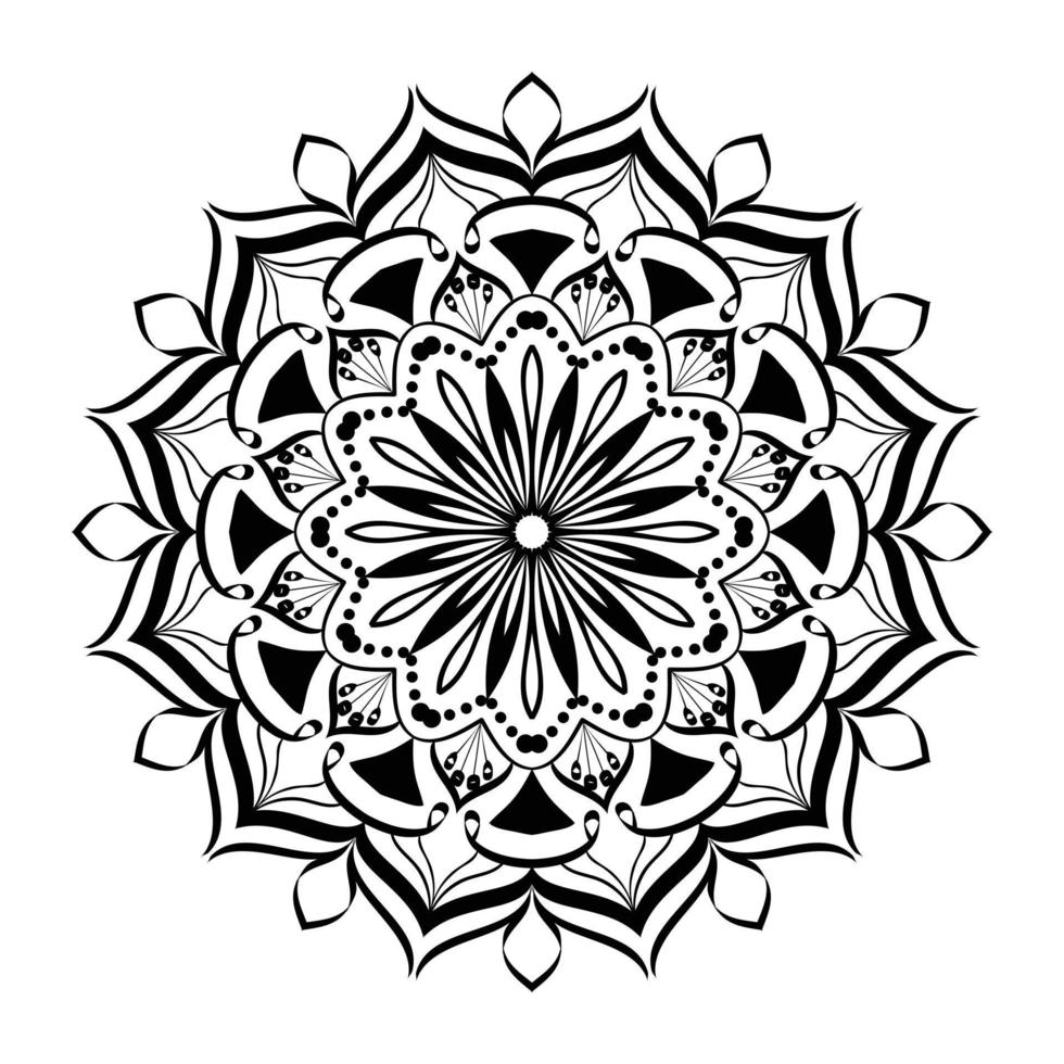 Stylish Mandala Pattern Design Illustration vector