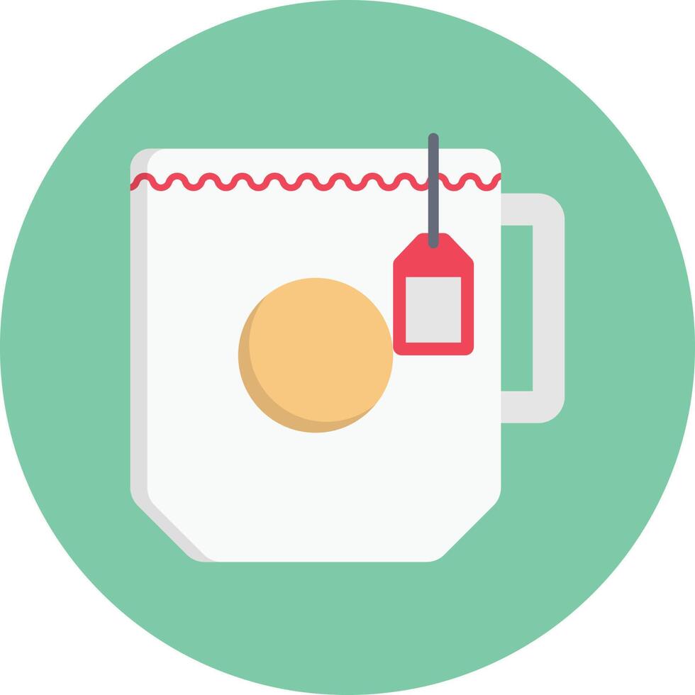 ilustración de vector de té en un fondo. símbolos de calidad premium. iconos vectoriales para concepto y diseño gráfico.