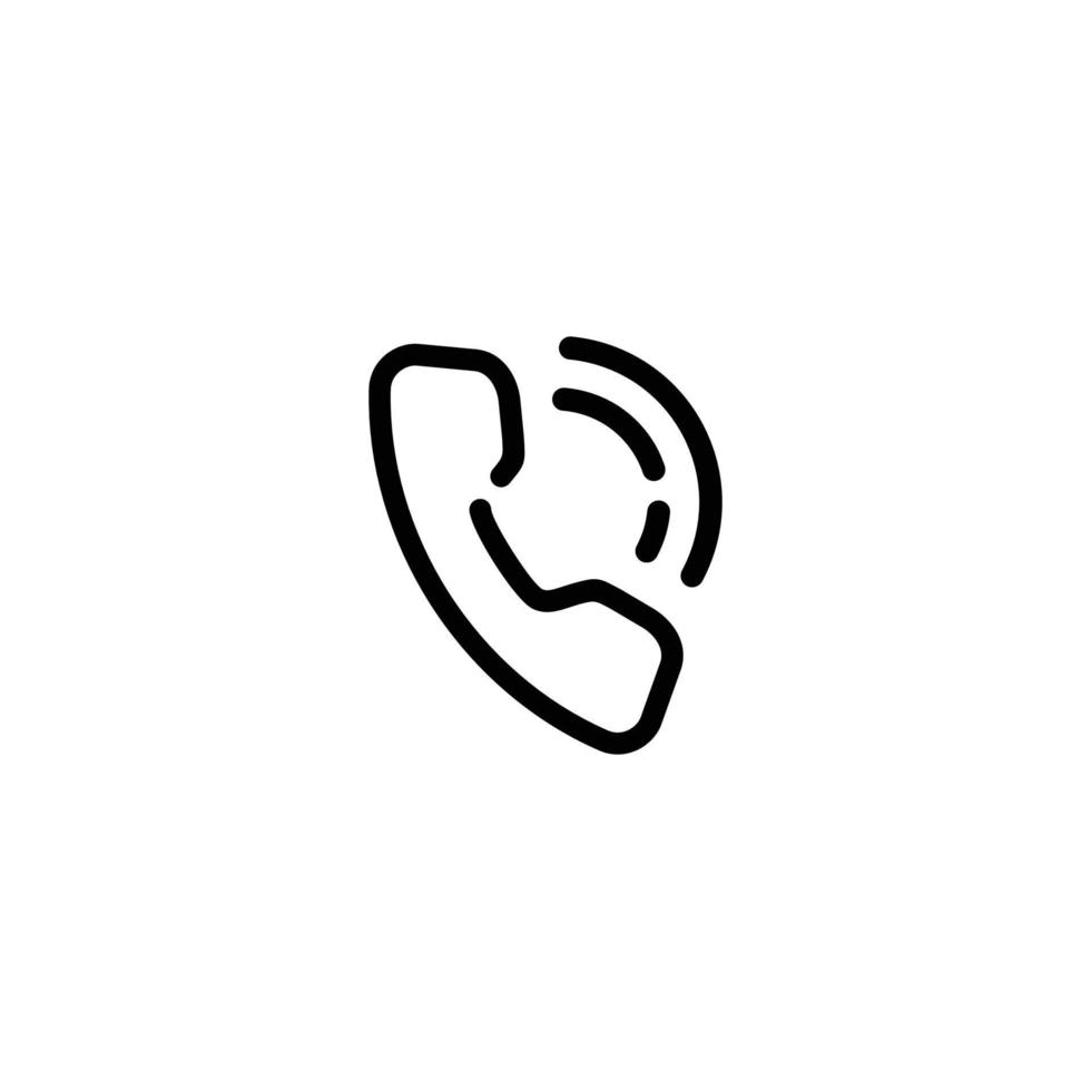 Phone line icon design vector illustration